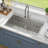 33x22 Inch Kitchen Sinks Drop In Stainless Steel 16 Gauge Single Bowl Kitchen Sink