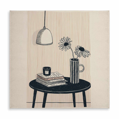 Rough Table - White Still Life Tablecloth for Home Decor