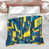 Navy Blue and Bright Yellow