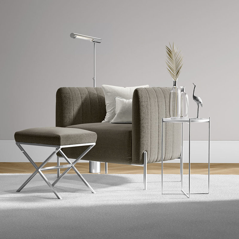 Tissu couvre-lit Endurepel, Gris