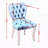 French Vintage Tufted Upholstered Fabric Dining Chair-1130299513