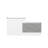 86.6'' W Rectangular Reception Desk With Open Shelves