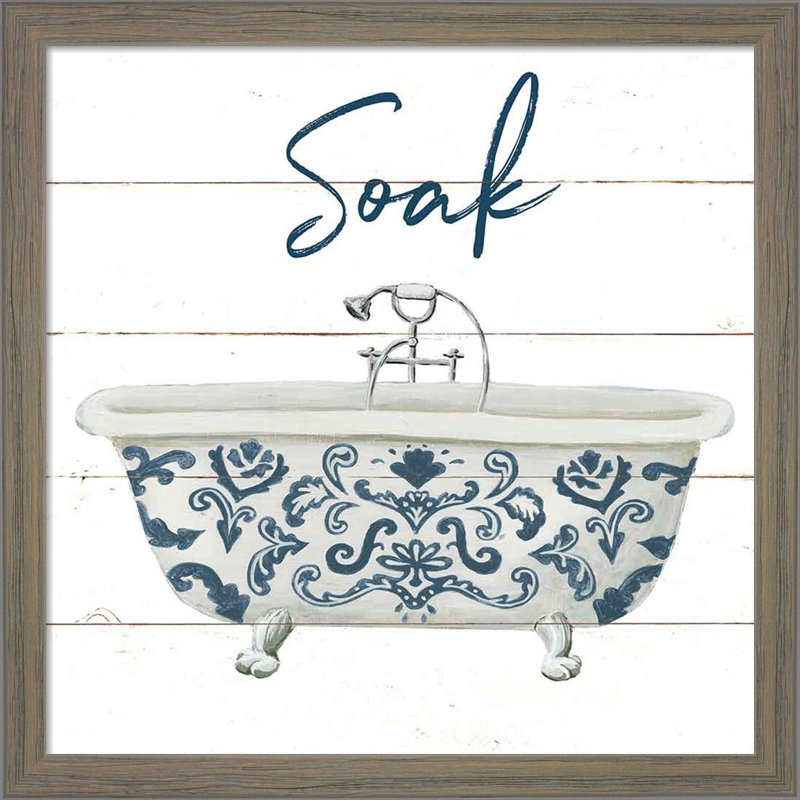 «Cottage Bath» par Wild Apple Portfolio, art encadré (ensemble de 2)