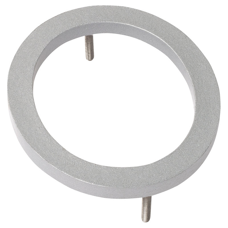 Numéro de maison à fixation flottante 6 po, Argent, 0