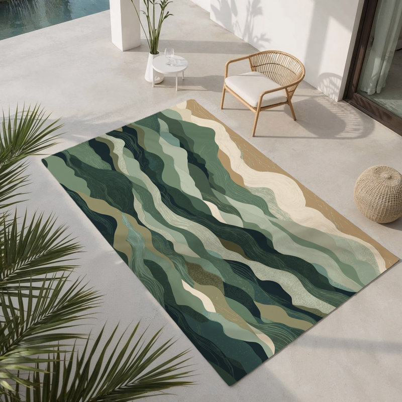 Tapis intérieur et extérieur Radiant Drift, Rectangulaire 8 pi x 10 pi