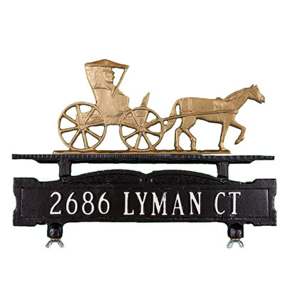 Metal Mailbox Sign