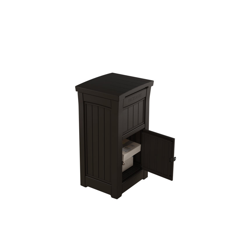 Keter Secure Outdoor Package Delivery Lockable Box For Porch Or Office Curbside with Secure Large Durable Storage Compartment