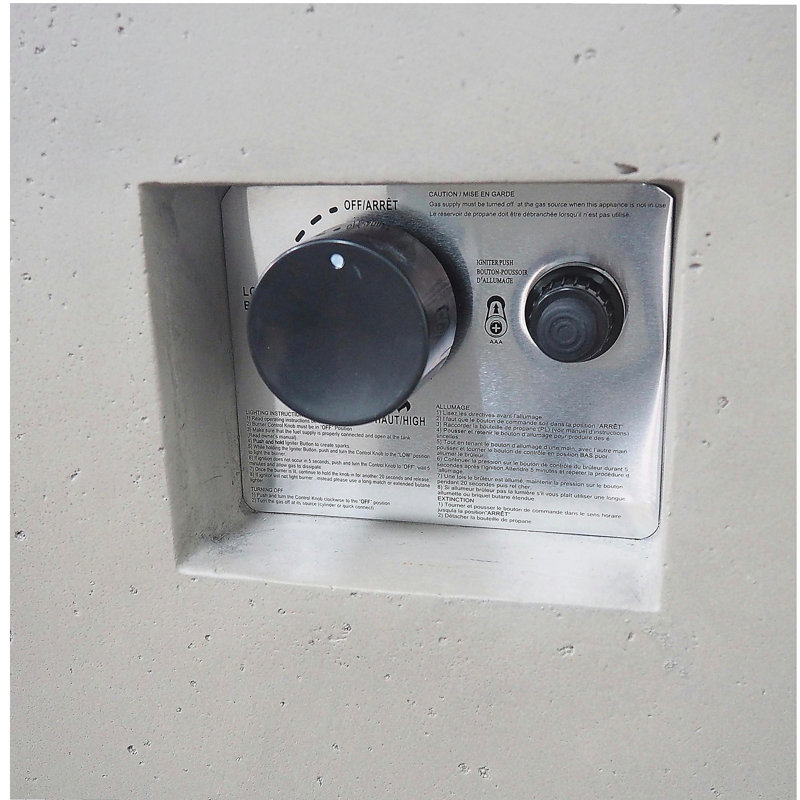 Foyer carré - 40 000 BTU