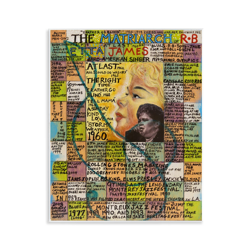 «Etta James Collage» par Sabin