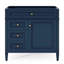 Armoire de rangement de salle de bain avec 2 tiroirs et un tiroir basculant, rangement de salle de bain pour la maison-1879507205
