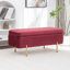 Banc de rangement rembourré en velours Miajah-216298511