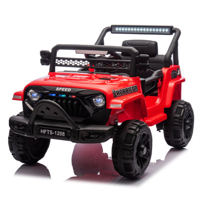 12V Kids Ride On Toys Electric Truck Car For Kids Aged 1-4, W/Parents Control, 2Wd, Red