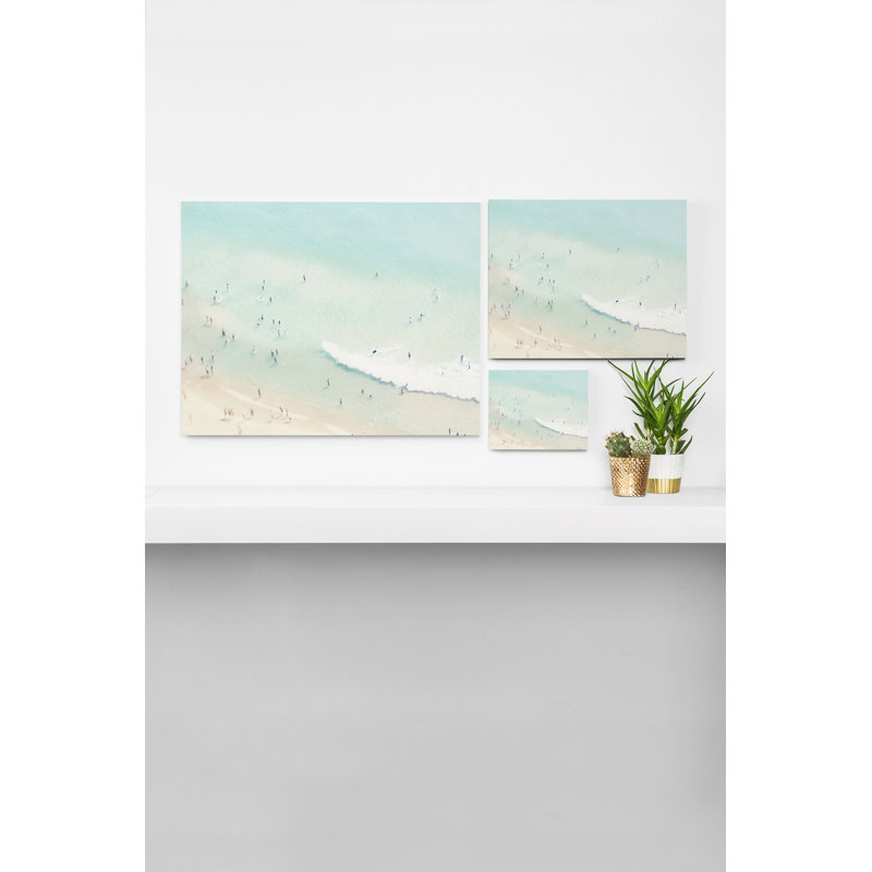 « beach summer love ll », impression, H 8 po x l 10 po x P 2 po, Toile tendue, Pas de tapis