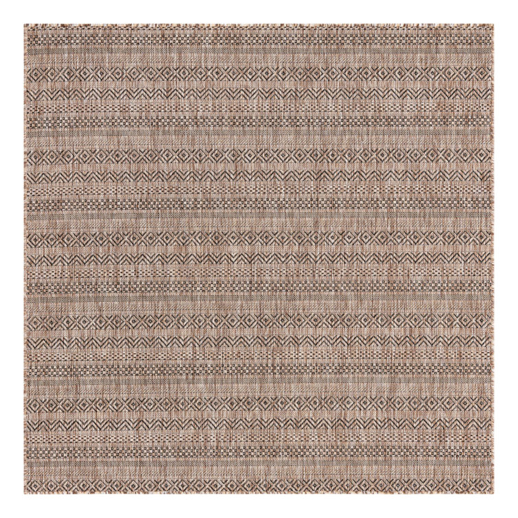 Hewitt Striped Indoor / Outdoor Rug