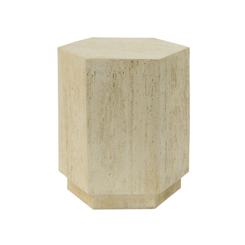 Hexagonal Archaistic Side Table
