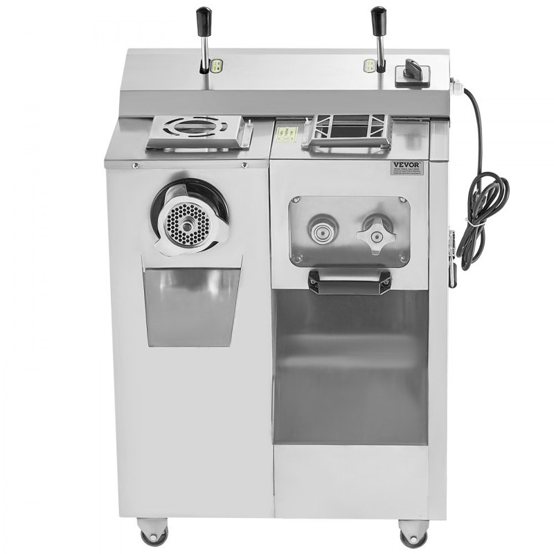 Commercial Electric Meat Grinder Slicer 14 Lbs/Min Sausage Stuffer Maker Kitchen