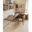 Bureau moderne en L en bois massif avec armoire moderne-347878501
