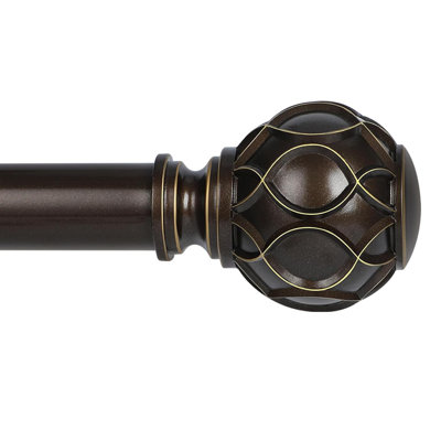 Curtain Rods for Windows 28 to 48 InchSingle Window Curtain Rod 1845