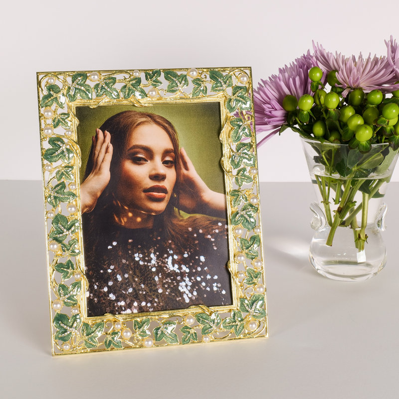 Ivy Metal Picture Frame, 5" x 7"