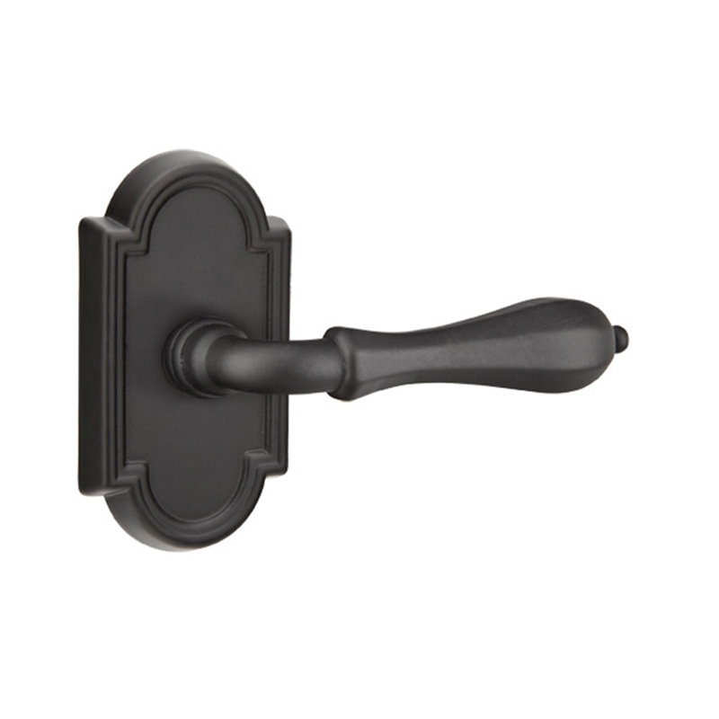 Privacy (Bed & Bath) Door Lever, Flat Black, Right