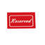 5" x 3" Double-Sided "Reserved" Tent Sign-1032268970