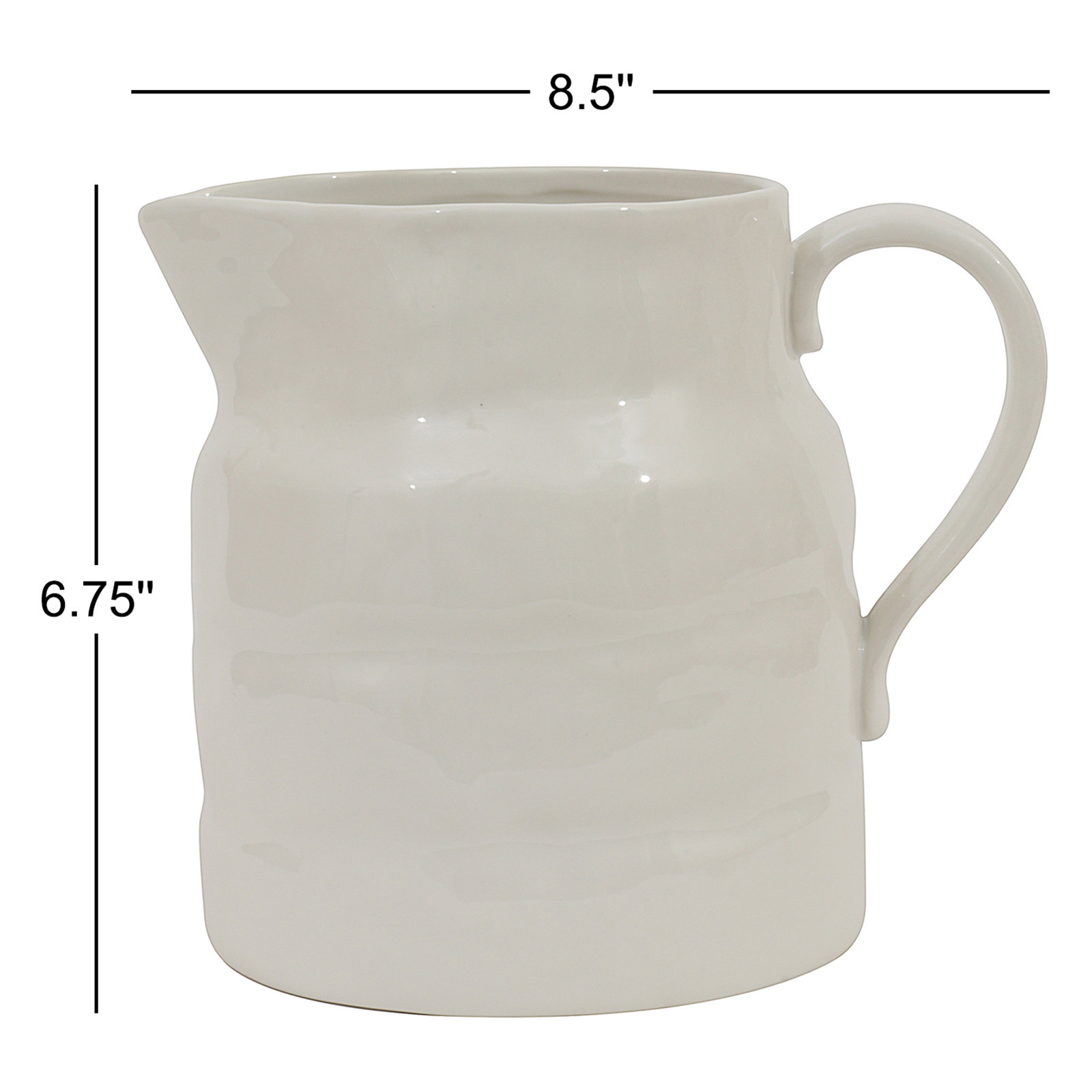 Adrielle 64oz. Stoneware Pitcher