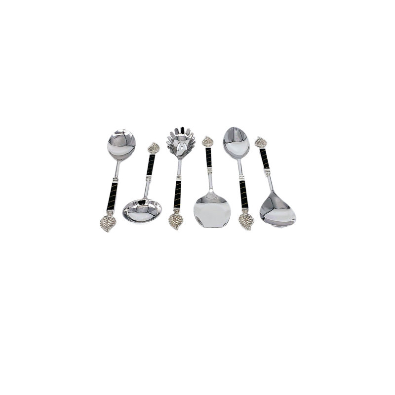 Bluxome 6 Piece Stainless Steel Hostess Set