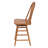 Schiavo Swivel Solid Wood Counter Stool with Solid Wood Frame-1374126756