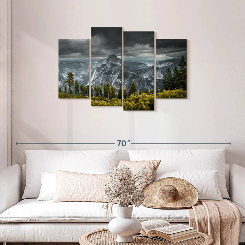 Alvord Dusky Yosemite Mountains, H 27 po x l 43 po