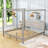 Braderick King Wooden Canopy Platform Bed with Headboard-1638027636