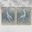 «Egret on Azure I», reproduction encadrée de qualité supérieure - prête à être accrochée - aucun clou requis - aucun clou requis-634628352