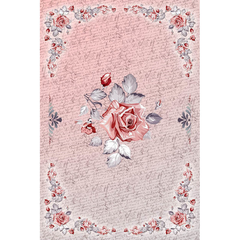 Luxurious Velvet Area Rug (4.6 x 7.2 ft), 100% Antibacterial Fabric, Non-Slip Cotton Backing, Pile Height: 0.4 in | Machine Washable, 3D Digital Print Design | Perfect for Living Room & Bedroom Decor, Soft & Durable