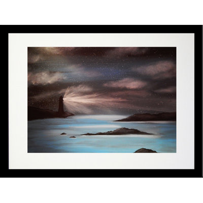 «Foggy Light», reproduction de peinture à l'aquarelle