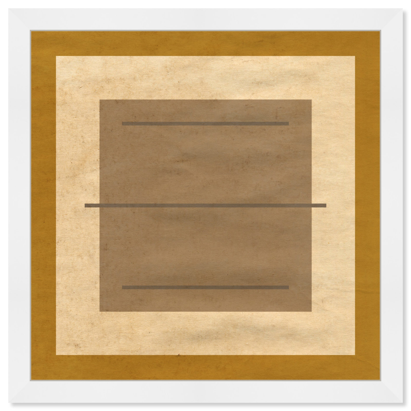 Amarillo Alberto by Oliver Gal, White, 32" H x 32" W x 0.5" D