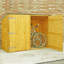 6 Ft. W x 2 Ft. D Wooden Bike Shed