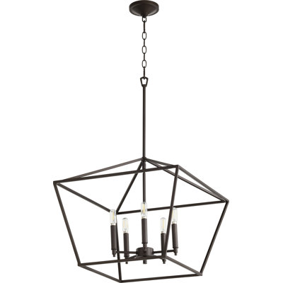 Arletta 5 - Light Dimmable Lantern Chandelier