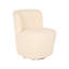 Fauteuil d'appoint pivotant avec revêtement texturé Boucle