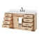Tidworth 66'' Solid Wood Single Bathroom Vanity with 1.5'' White Quartz Top, Rectangular Sink