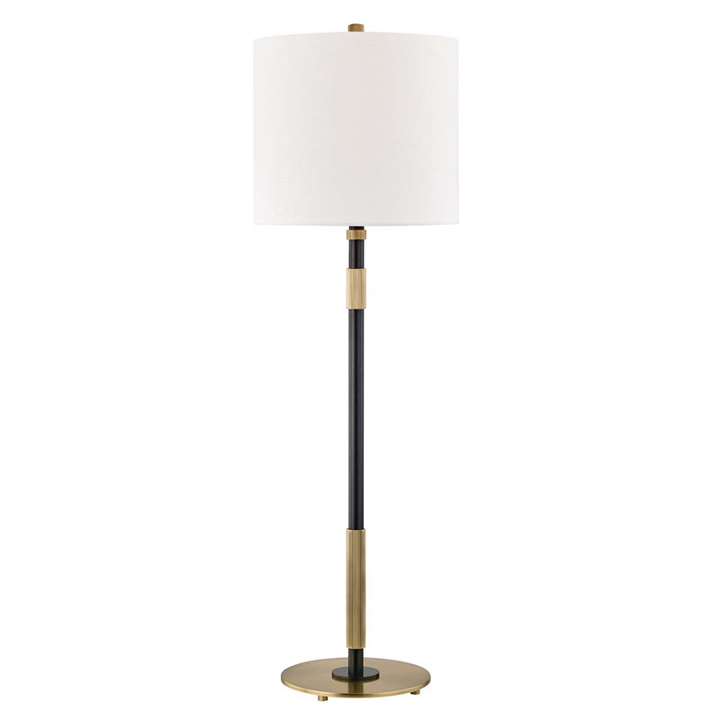 Bowery Table Lamp, Aged Brass