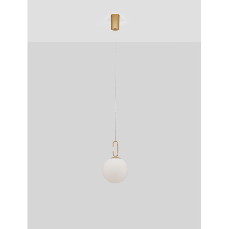 1 - Light Gold LED Sphere Pendant