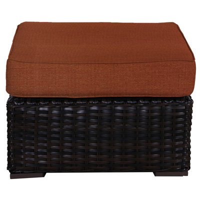 Repose-pieds d'extérieur avec coussin Sireci
