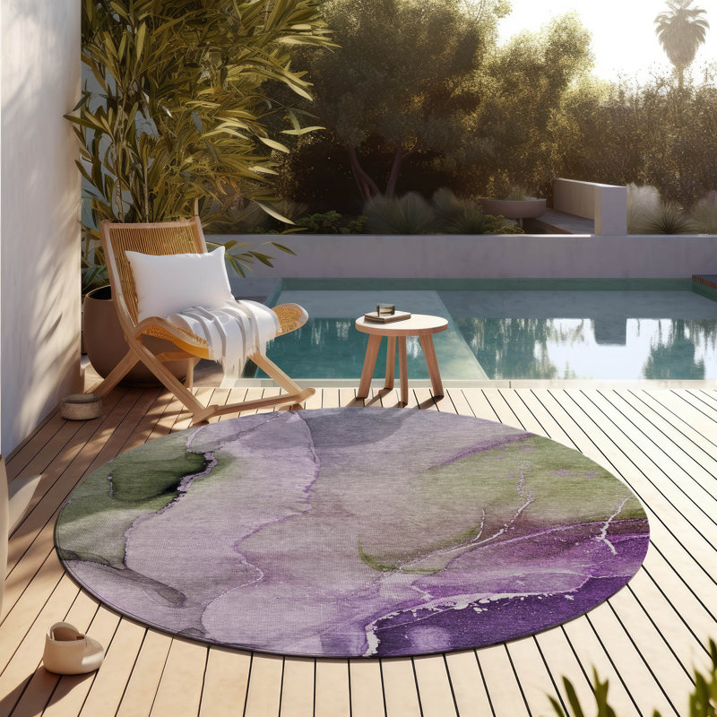 Tapis intérieur / extérieur Altair, Rond 8 pi