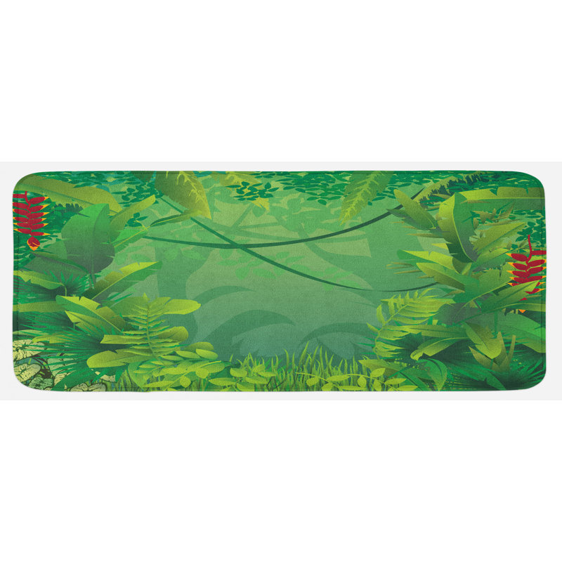 Coastal Synthetic Kitchen Mat