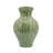 D7.9x11.8" Sage Green Sculptural Ceramic Vase