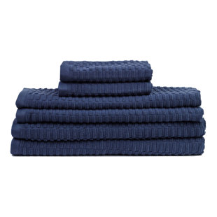 Lisbon 100% Cotton Midweight Waffle Mulit-Size Set (Set of 6)