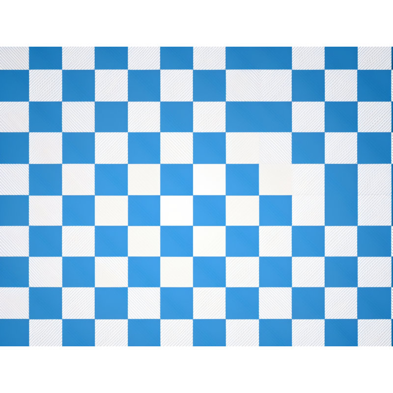 Polyester Comforter, Twin Comforter, Blue/White Checkered