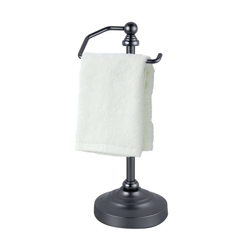 Porte-serviettes de comptoir, Noir satiné