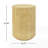 MGO Cylindrical Side Table