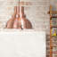 Ione 1 - Light Bronze Dome Pendant