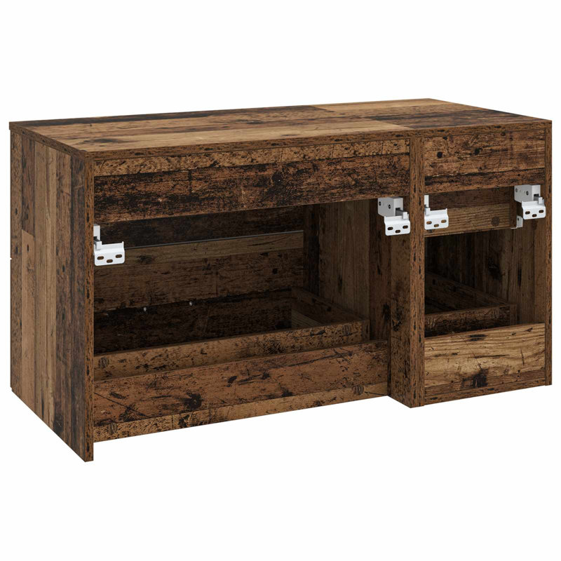 Bathroom Furniture Suite, Dark Wood